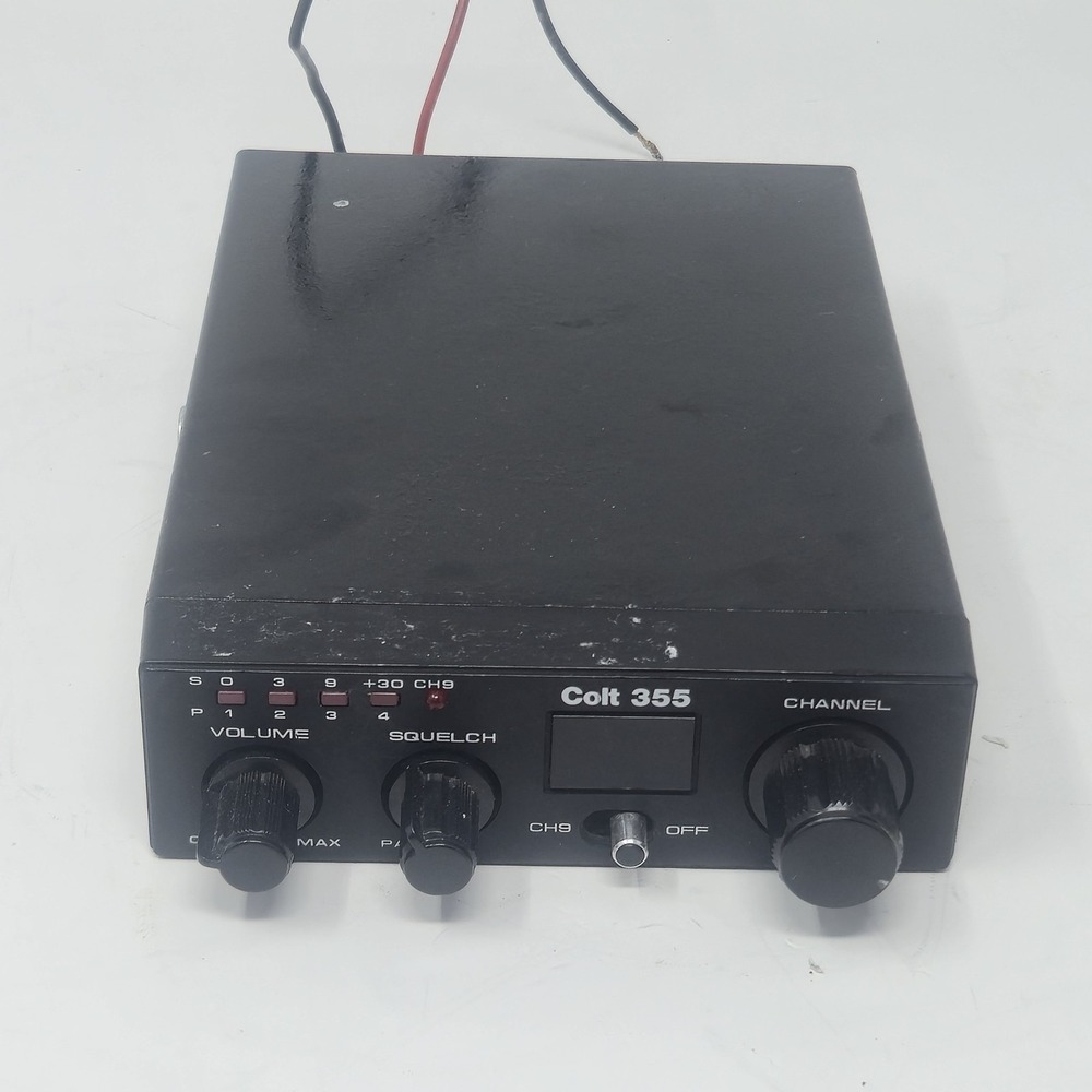 Vintage Colt 355 40 Channel Mobile CB Radio Transceiver 1985 Korea - EXCELLENT